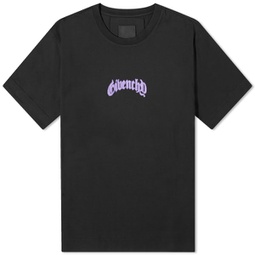 Givenchy Poster Logo T-Shirt Black