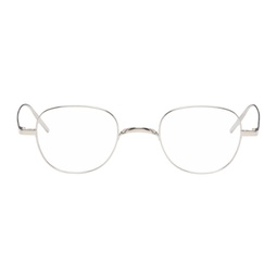 Silver Oval Glasses 231278M133005
