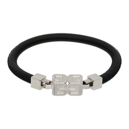 Black G Cube Bracelet 231278M142006