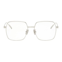 Silver Square Glasses 241278F004024