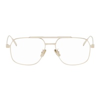 Gold Aviator Glasses 241278F004025