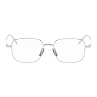 Silver Square Glasses 241278F004027