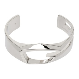 Silver G Cut Cuff Bracelet 231278M142009
