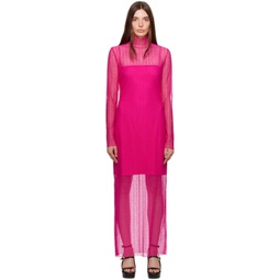 Pink 4G Maxi Dress 232278F055004