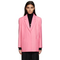Pink Oversized Blazer 231278F057000
