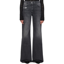 Black Oversized Jeans 232278F069001
