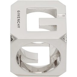 Silver G Cube Ring 241278M147007