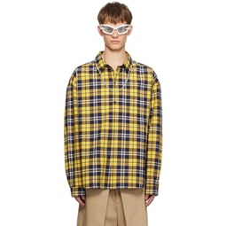 Yellow Check Shirt 241278M192023