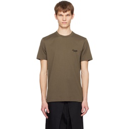 Khaki Slim-Fit T-Shirt 241278M213067