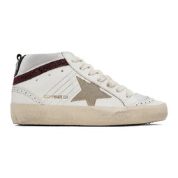 SSENSE Exclusive White Mid Star Sneakers 241264F127006