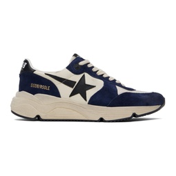 Navy & Off-White Dad-Star Sneakers 241264M237013