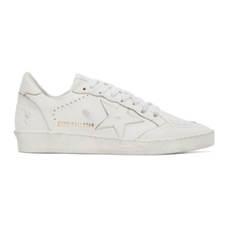 White Ball Star Sneakers 241264M237023
