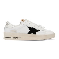 White & Black Stardan Sneakers 241264M237049