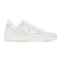 White Ball Star Sneakers 241264F128035