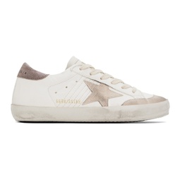White & Taupe Super-Star Penstar Sneakers 241264F128019