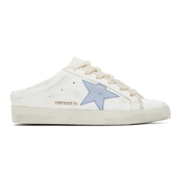 SSENSE Exclusive White & Blue Ball Star Sabot Sneakers 232264F128000