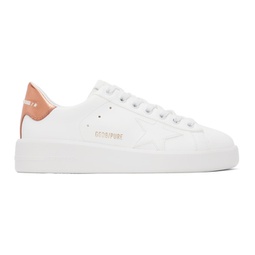 White & Bronze Purestar Sneakers 232264F128044