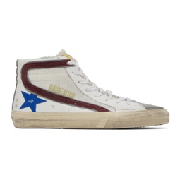 White Mid Star Sneakers 232264M236004
