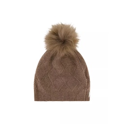 Cashmere Knit Hat with Toscana Lamb Pompom