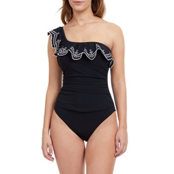 Lola One-Shoulder One-Piece Swimsuit