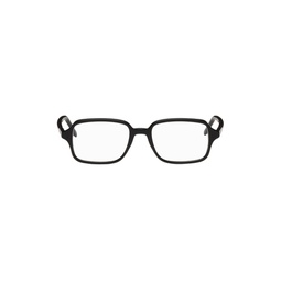 Black Rectangular Glasses 231451M133022