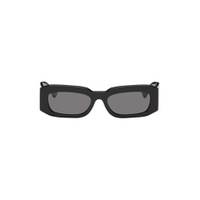 Black Rectangular Sunglasses 241451M134093