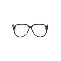 Black Aviator Glasses 241451M133033