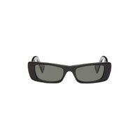 Black Rectangular Sunglasses 241451F005043