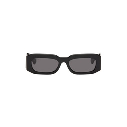 Black Rectangular Sunglasses 241451F005008