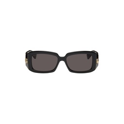 Black Rectangular Sunglasses 241451F005024