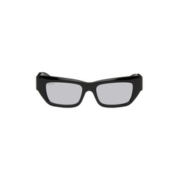 Black Rectangular Sunglasses 241451M134036