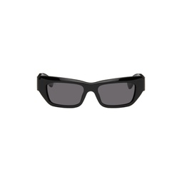 Black Rectangular Sunglasses 241451M134037