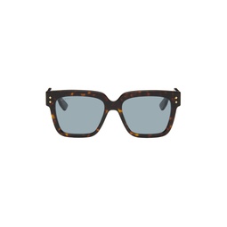 Tortoiseshell Square Sunglasses 241451M134044