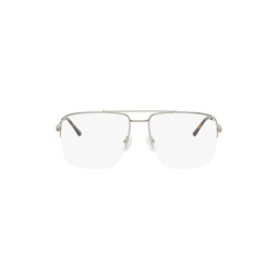 Silver Aviator Glasses 241451F005010