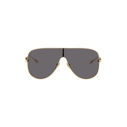 Gold Mask Sunglasses 241451F005017