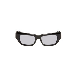 Black Rectangular Sunglasses 232451M134043