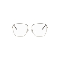 Silver Square Glasses 241451M133011
