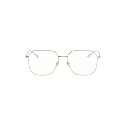 Silver Square Glasses 241451M133031