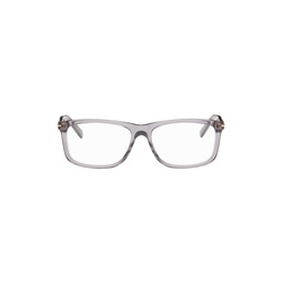 Gray Rectangular Glasses 241451M133017