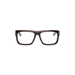 Tortoiseshell Square Glasses 241451M133016
