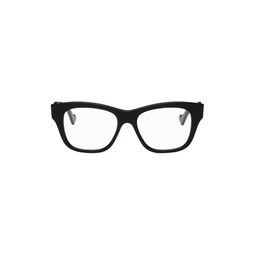 Black GG Square Optical Glasses 221451F004005