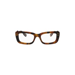 Tortoiseshell Rectangular Glasses 231451M133027