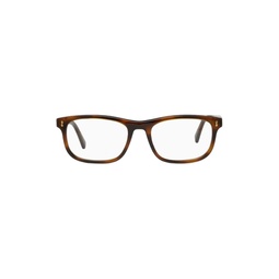 Tortoiseshell Rectangular Glasses 221451M133004