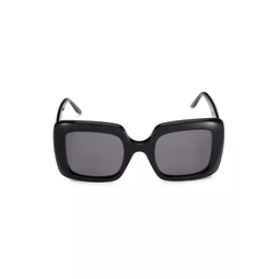 52MM Rectangular Squared Sunglasses