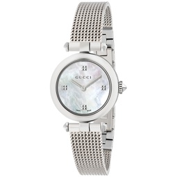 Womens Swiss Diamantissima Stainless Steel Mesh Bracelet Watch 27mm YA141504
