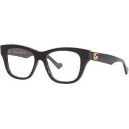 Gucci GG0999O 001 Transparent Black Cat-Eye Womens Sunglasses