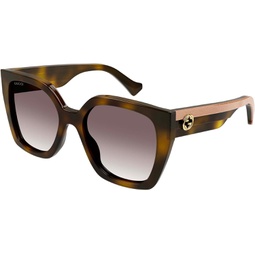 Gucci Womens Web Studi Oversize Square Sunglasses