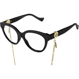 Gucci GG1024O Black Gold Chain 54/16/140 women Eyewear Frame