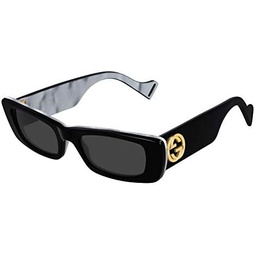 Gucci GG0516S Geometric Sunglasses for Women + BUNDLE with Designer iWear Eyewear Care Kit