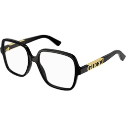 Gucci GG1193O 001 Black Square Womens Eyeglasses